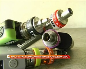 Majlis Fatwa Kebangsaan haramkan penggunaan vape