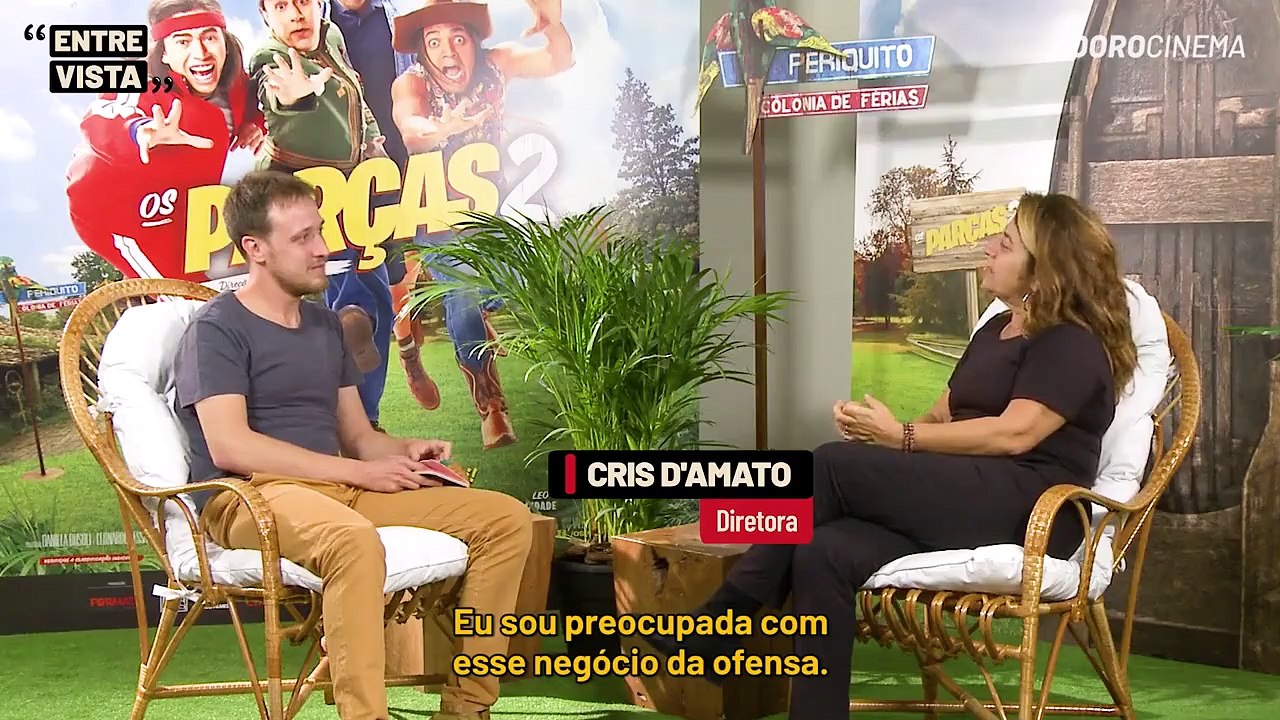 Os Parças 2 Entrevista com elenco e diretora