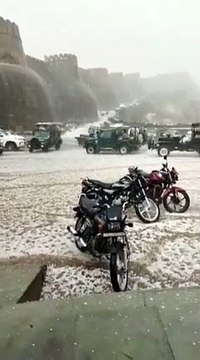 राजस्थान में ओलों की चादर, तीन जिलों में जमकर ओलावृष्टि, 11 जिलों में यलो अलर्ट