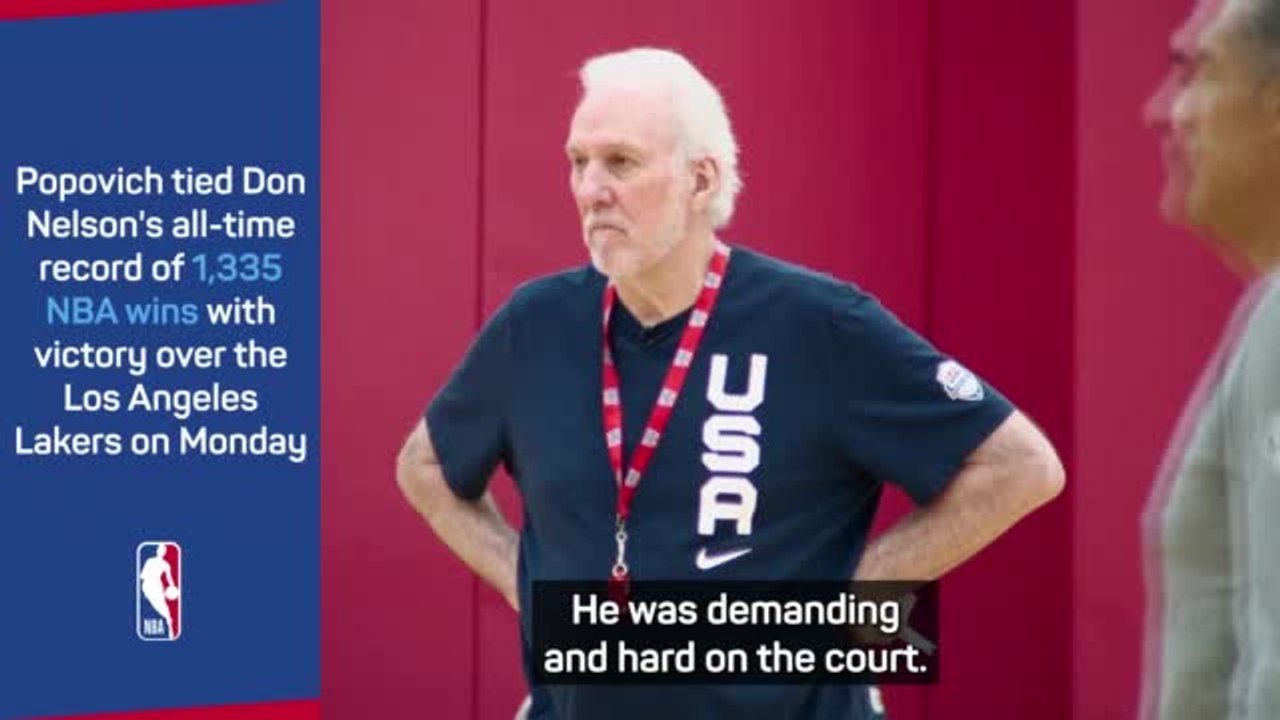 Splitter's 'father figure' Popovich enters the NBA history books