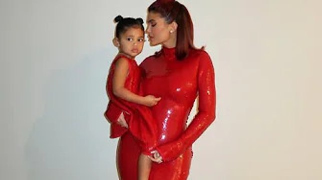 Kylie Jenner Wears Baggy Sweater While Stepping Out With Stormi After Giving Birth to Baby Wolf