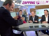 Zapping TV Public N°1052 : Jean Dujardin reçoit un cadeau pour Jeanne en direct dans C à vous !