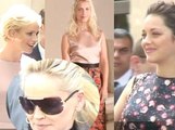 Exclu vidéo : Marion, Mélanie, Sharon, Charlene... Elles rivalisent de beauté pour le défilé Dior !