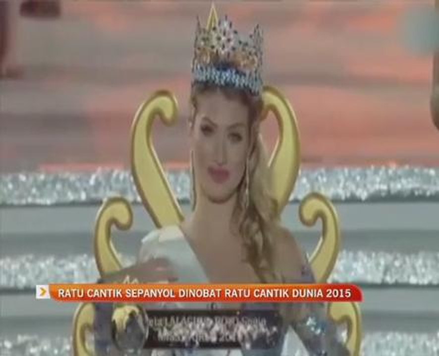 Ratu Cantik Sepanyol dinobat Ratu Cantik Dunia 2015