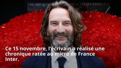 Frédéric Beigbeder viré de France Inter ? Il fait une mise au point !