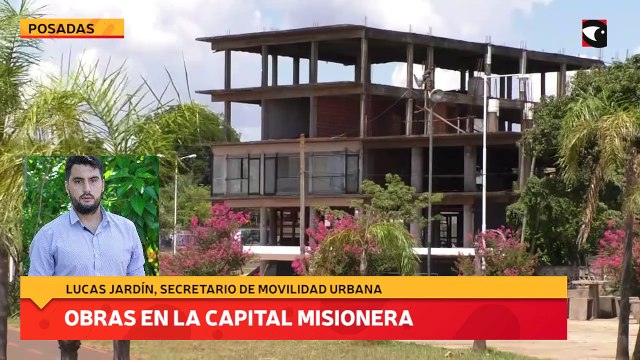 Obras en la capital Misionera