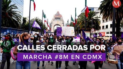 Download Video: ¡Tómalo en cuenta! Revisa qué calles estarán cerradas por la marcha 8M en CdMx