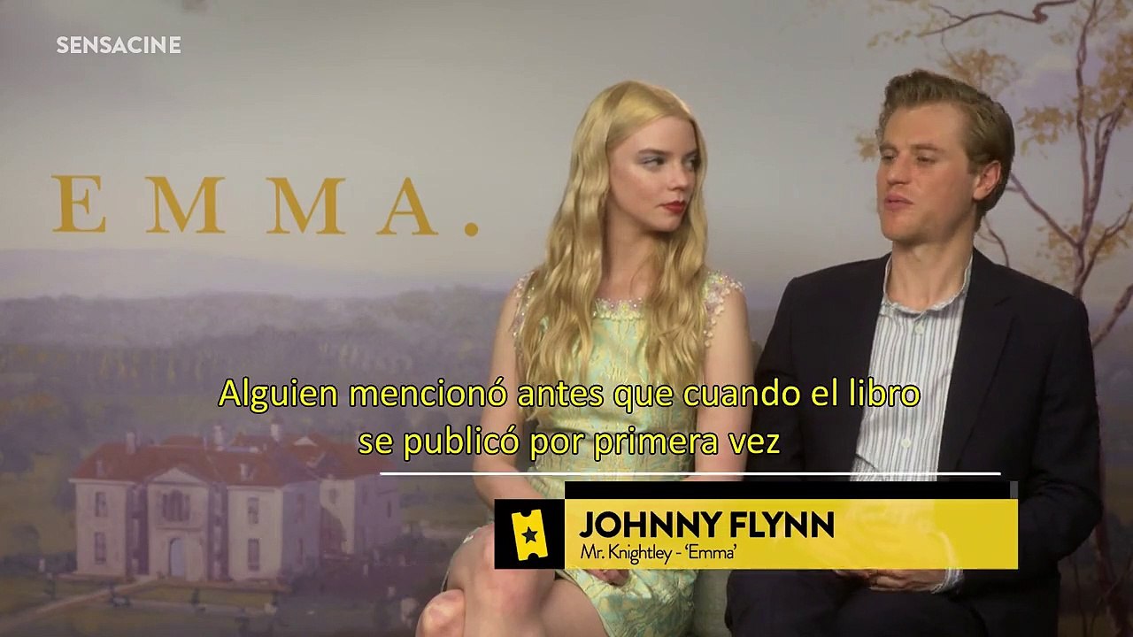 Anya Taylor-Joy, Johnny Flynn, Callum Turner, Mia Goth, Bill Nighy, Autumn de Wilde Entrevista: Emma.