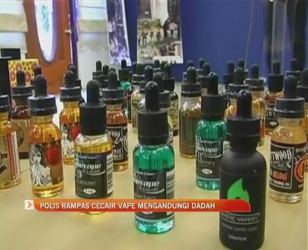 Polis Pulau Pinang rampas cecair vape mengandungi dadah