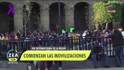 Comienzan las movilizaciones en la CDMX por el 8M