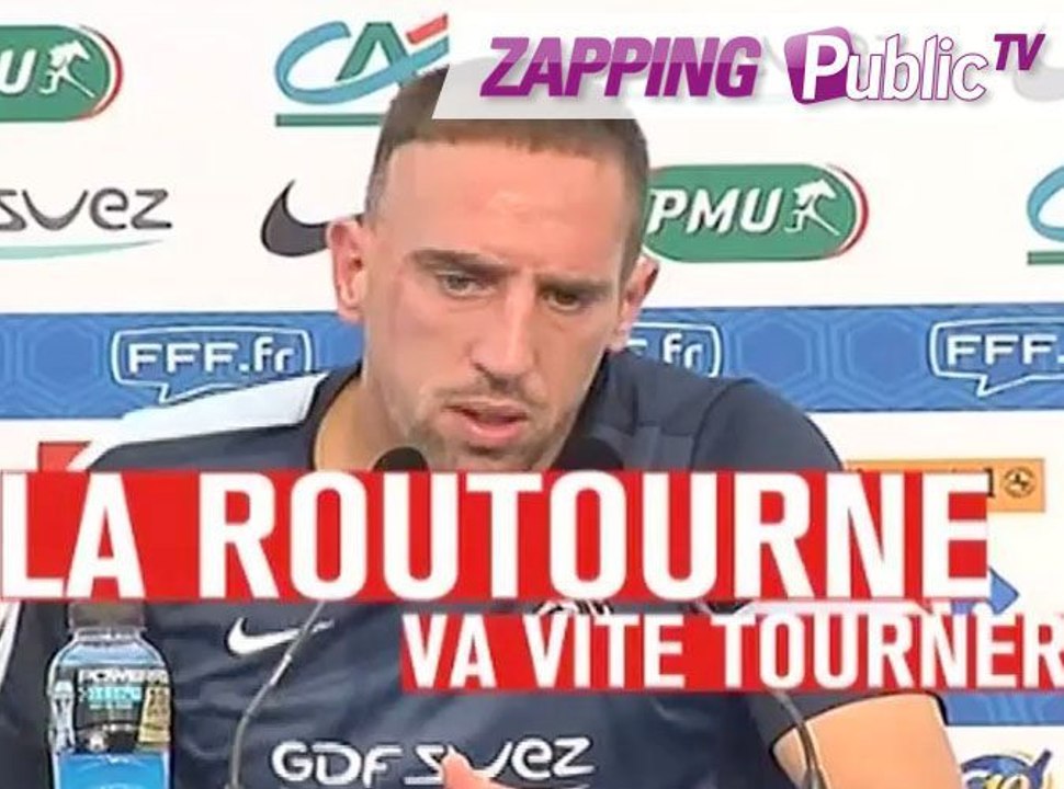 Zapping PublicTV n°503 : Franck Ribéry : "La routourne va vite tourner !"