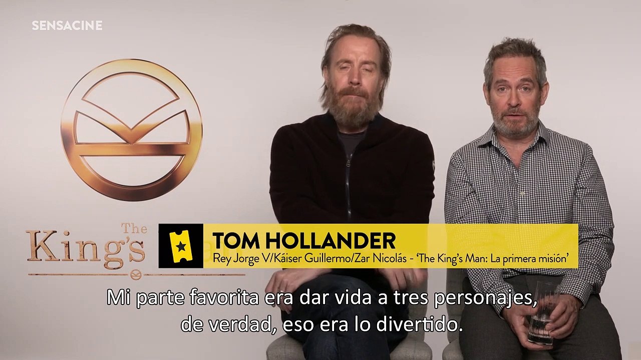 Entrevista 'The King's Man' - Rhys Ifan, Djimon Hounsou, Tom Hollander