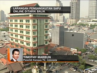 Indonesia tarik balik larangan pengangkutan sapu online