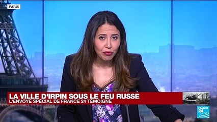 Guerre en Ukraine : à 20 kilomètres de Kiev, la ville d'Irpin sous le feu russe