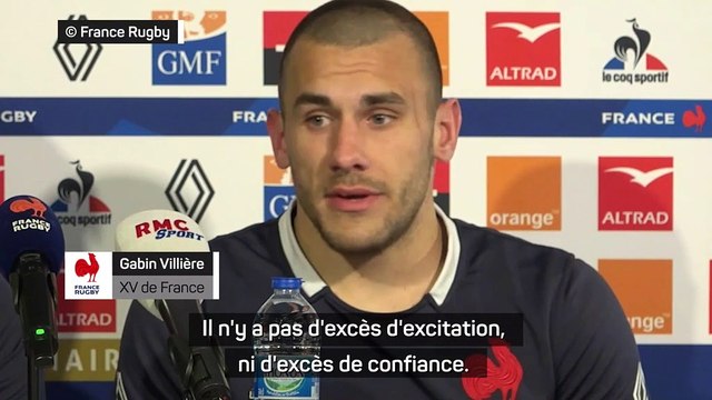 XV de France - Villière : Pas d'excès de confiance avant le pays de Galles