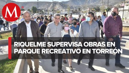 Supervisan primera etapa del Parque Recreativo 'Hilandera La Fe' al poniente de Torreón
