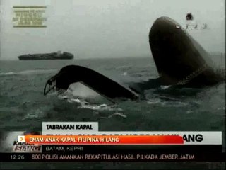 Enam anak kapal Filipina hilang