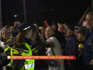 Mesyuarat bincang pusat pencari suaka dicemari protes