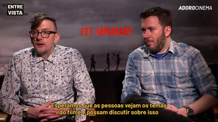 Entrevista com elenco e diretores de Cemitério Maldito
