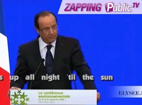 Zapping PublicTV n°469 : François Hollande rappe sur Get Lucky des Daft Punk !