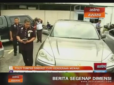 Polis tumpas sindiket curi kenderaan mewah
