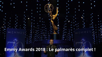 Emmy Awards 2018 : Le palmarès complet !