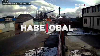 Kiev'e doğru ilerleyen Rus tankları böyle görüntülendi