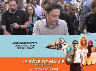 Exclu vidéo : Zach Braff à l’avant première du film "Le rôle de ma vie" à Paris !