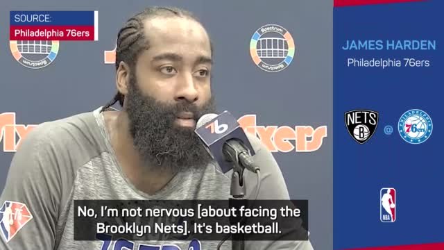 Harden insists he's 'not nervous' ahead of Nets reunion