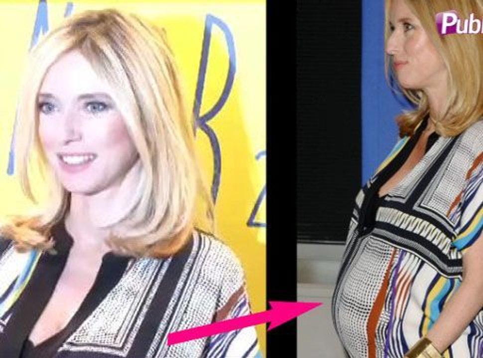 Exclu Vidéo : Léa Drucker radieuse dévoile son baby-bump de 8 mois à l'occasion des "Nuits en Or 2014" !