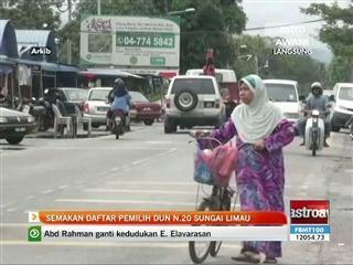 Semakan daftar pemilih DUN N.20 Sungai Limau