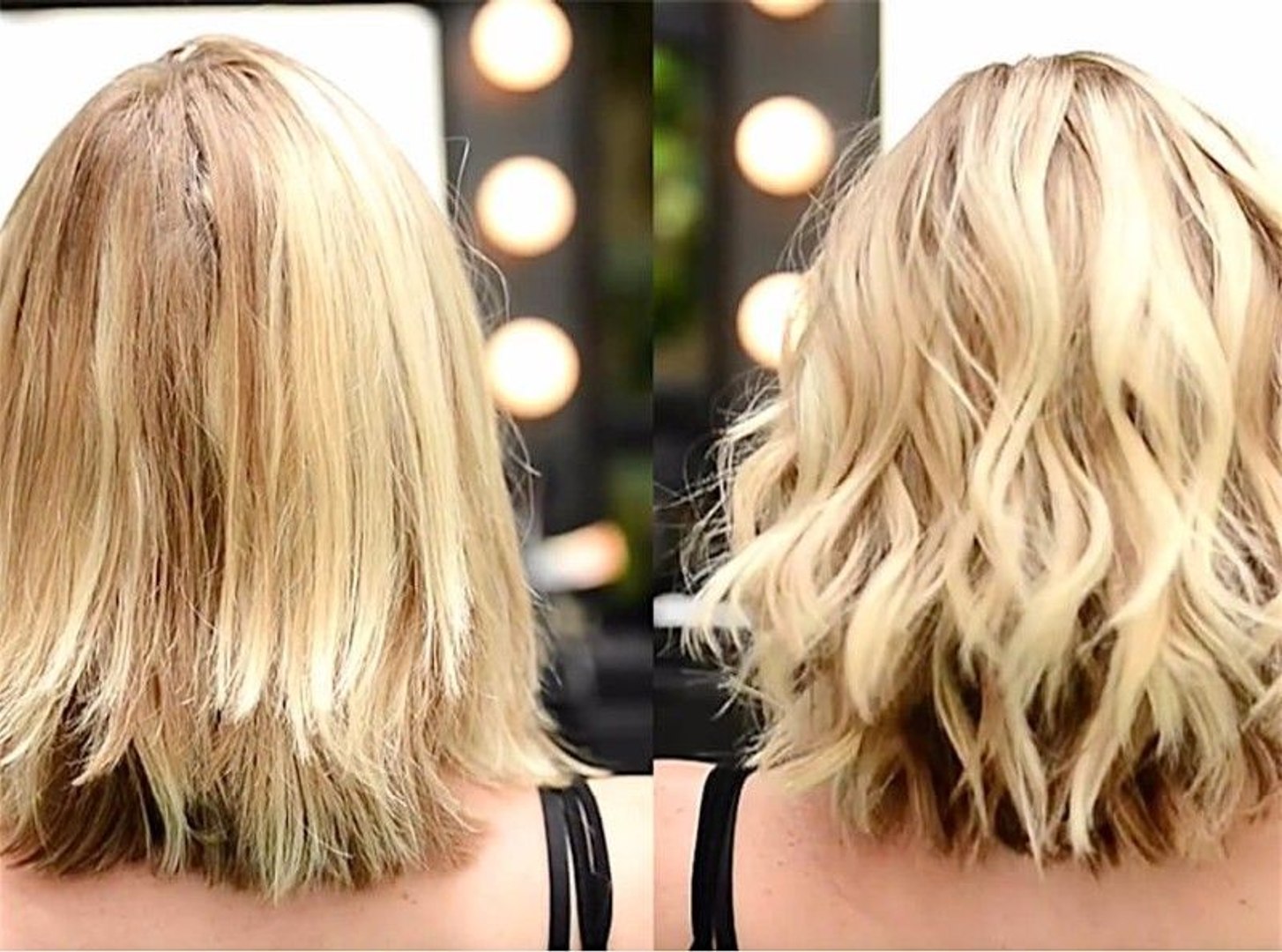 Effet Wavy Cheveux Court Avec Lisseur Tutoriel coiffure : 3 techniques infaillibles pour des cheveux wavy canon !  - Vidéo Dailymotion