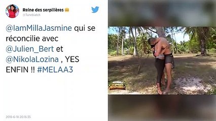 Revue de Tweets : Milla Jasmine et Julien Bert se réconcilient dans MELAA 3 !
