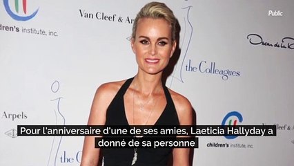 Laeticia Hallyday : Elle reprend un tube de Johnny avec ses filles