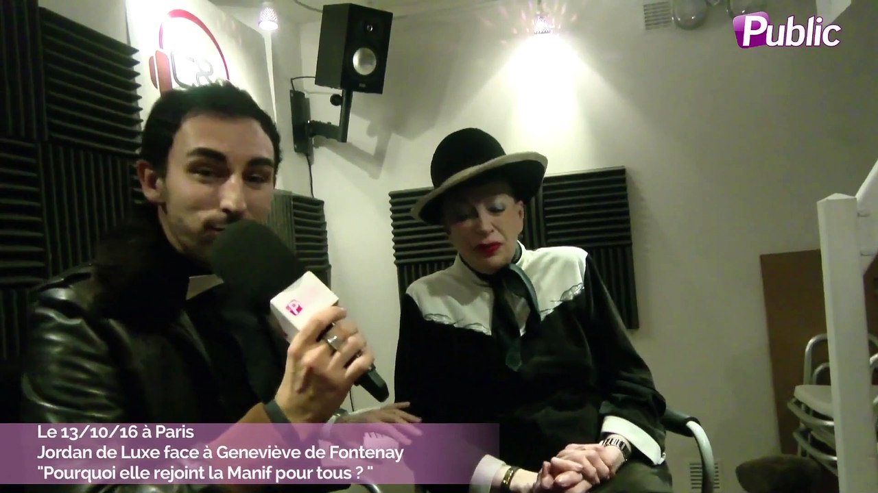 Jordan De Luxe face à Geneviève de Fontenay : "Je veux être la marraine des homosexuels et créer le Gayriage !"