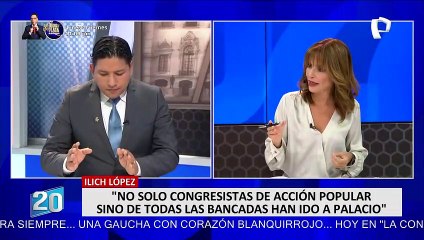 Ilich López: "No solo congresistas de Acción Popular sino de todas las bancadas han ido a Palacio"