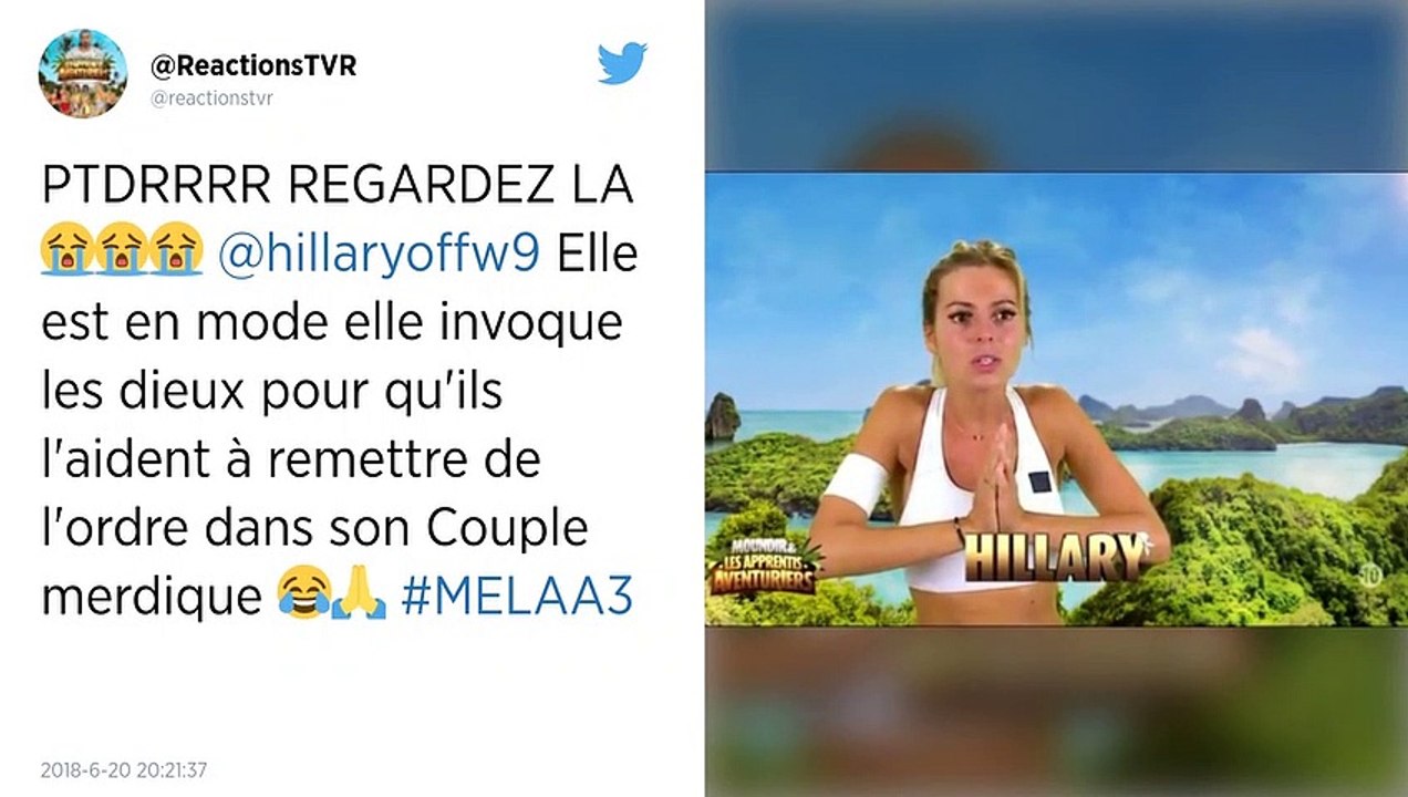 Revue de tweets : Hillary (MELAA 3) se fait détruire par les internautes !