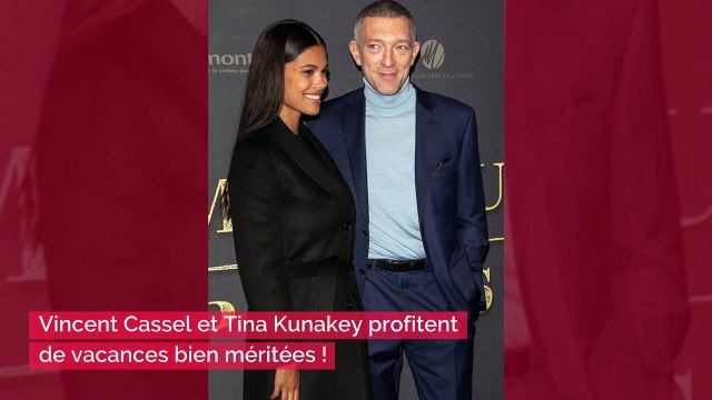 Tina Kunakey dévoile un vertigineux décolleté et fait fondre Vincent Cassel