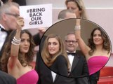 Exclu vidéo : Salma Hayek se mobilise pour #BringBackOurGirls à Cannes !