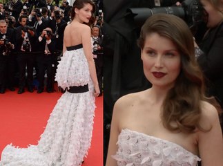 Exclu vidéo : La robe de la montée des marches de Laetitia Casta  : top ou flop ?