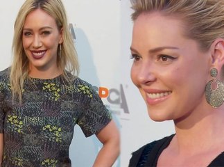 Exclu vidéo : Hilary Duff et Katherine Heigl les deux reines du happy face !