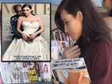 Exclu vidéo : Kim Kardashian fan de sa couv du Vogue ! (Elle en a acheté 15 exemplaires.)