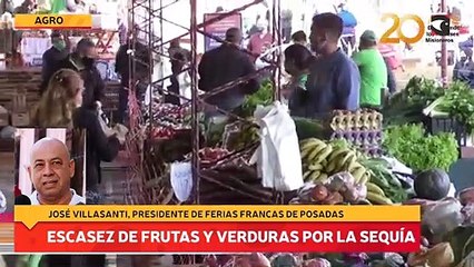 Escasez de frutas y verduras por la sequía