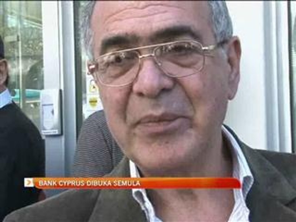 Bank Cyprus dibuka semula
