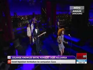 Solange Knowles batal konsert demi keluarga