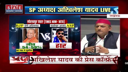 Exit Poll 2022 : EVM मशीन को लेकर Akhilesh Yadav का गुस्सा ! | UP Election 2022 | Breaking News |