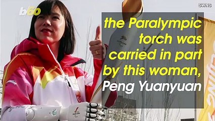 Paralympic Torch Bearer Gets Bionic Arm to Carry Olympic Icon