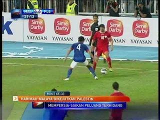 Harimau Malaya dikejutkan Palestin