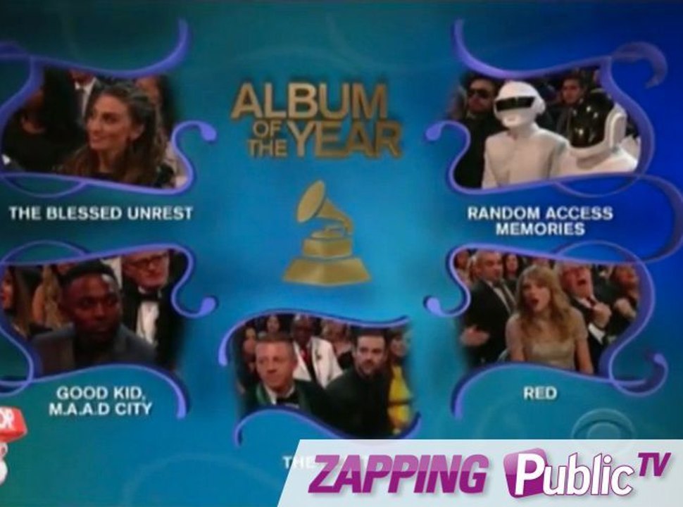 Zapping PublicTV n°606 : Grammy's : Taylor Swift, jalouse du prix des Daft Punk ?