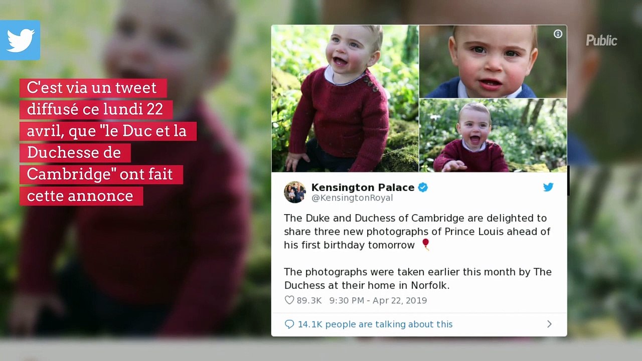 Kate Middleton publie des photos inédites du prince louis